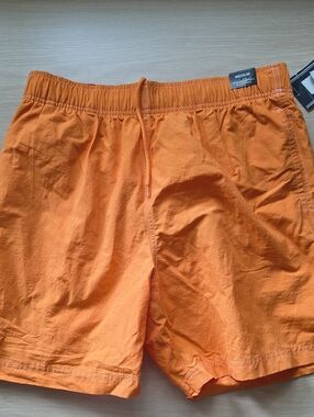 Roundtree & Yorke Orange Swim Shorts